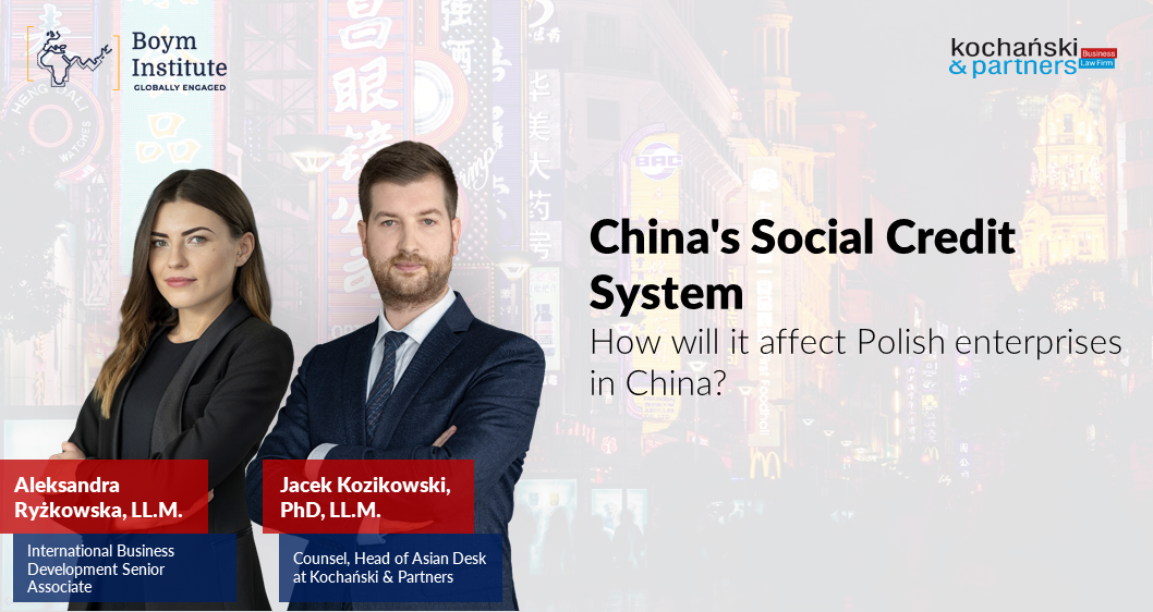 China’s Social Credit System. How will it affect Polish enterprises in China?
