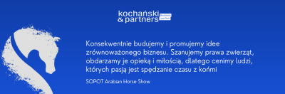 Kochanski Sopot Arabian Horse Show