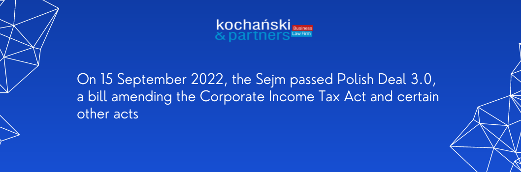Polish Deal 3.0 adopted by the Sejm | Tax Focus