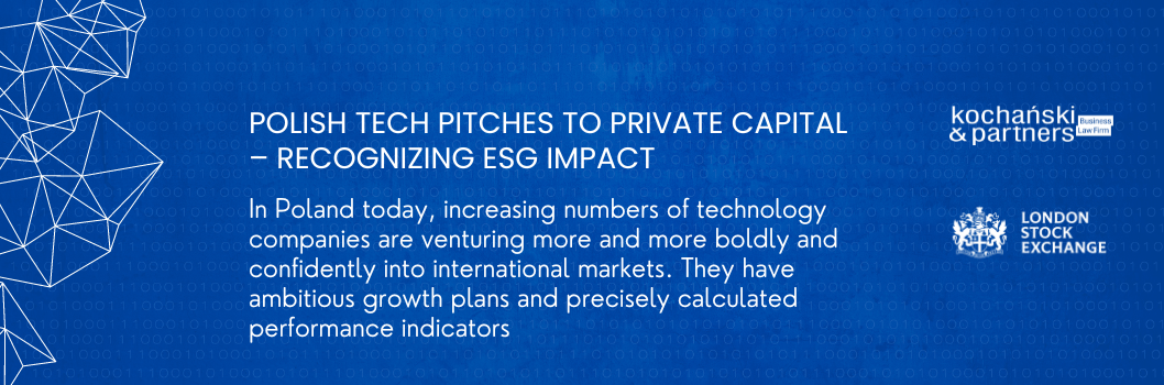 Polish Tech Pitches to Private Capital – Recognizing ESG Impact
