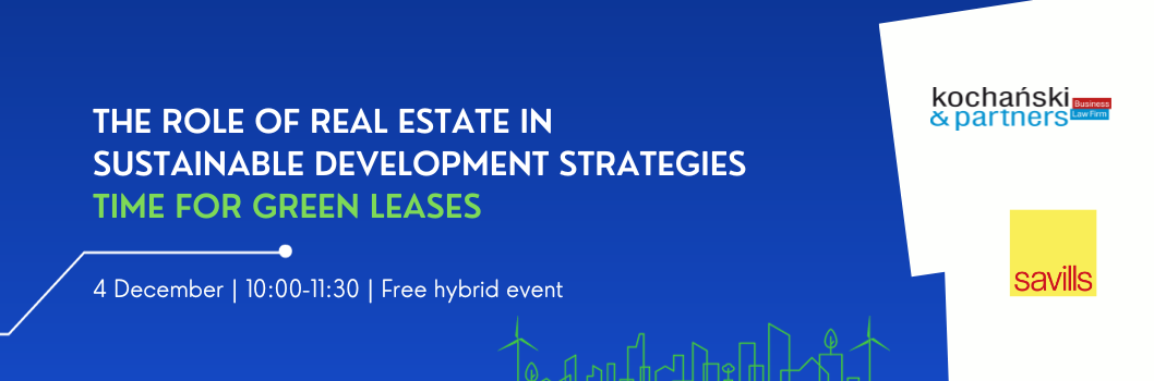 The role of real estate in sustainable development strategies: time for green leases