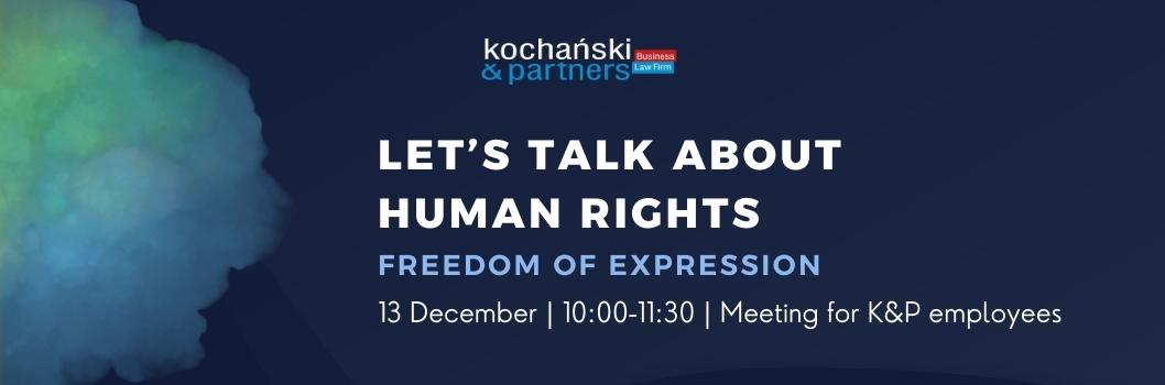 Let’s Talk about Human Rights | Freedom of expression